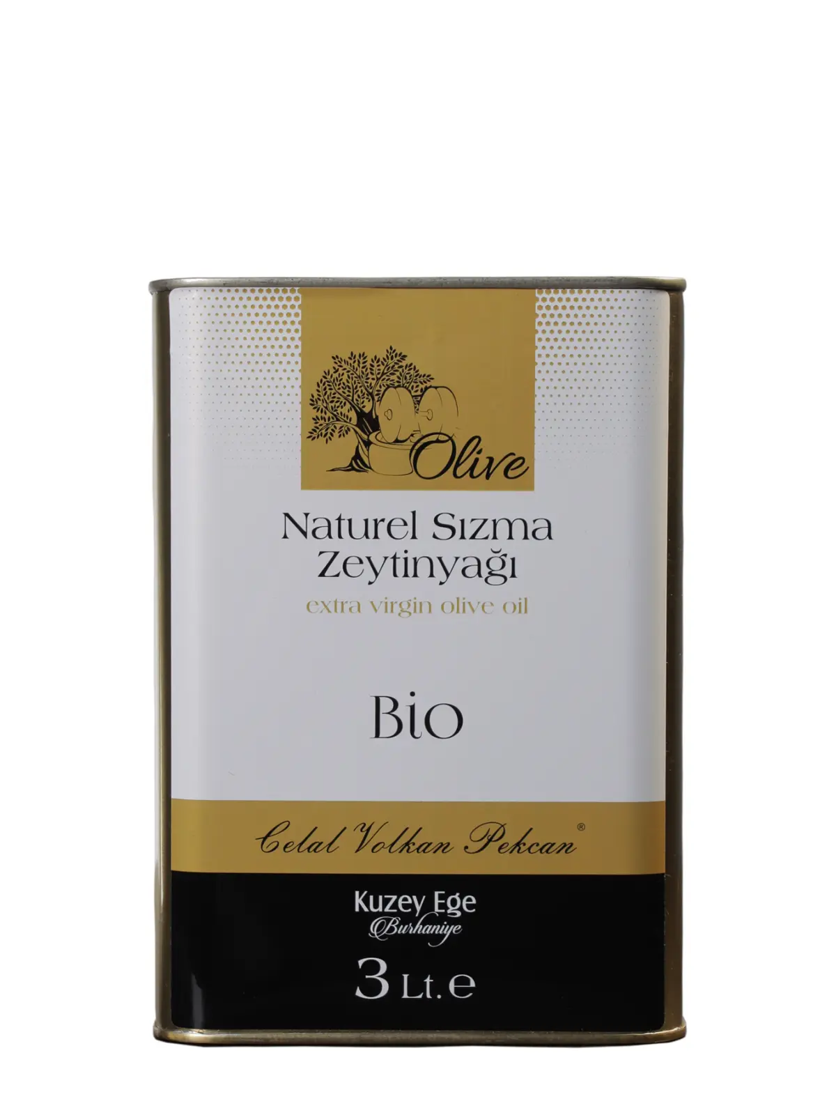 cvp-bio-3 Natürel Sızma Zeytinyağı 3L <br>Bio - Soğuk Sıkım - Görsel 1