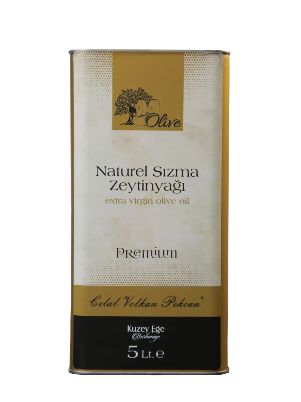 cvp-premium-5 Natürel Sızma Zeytinyağı 5L <br>Premium - Soğuk Sıkım - Görsel 1