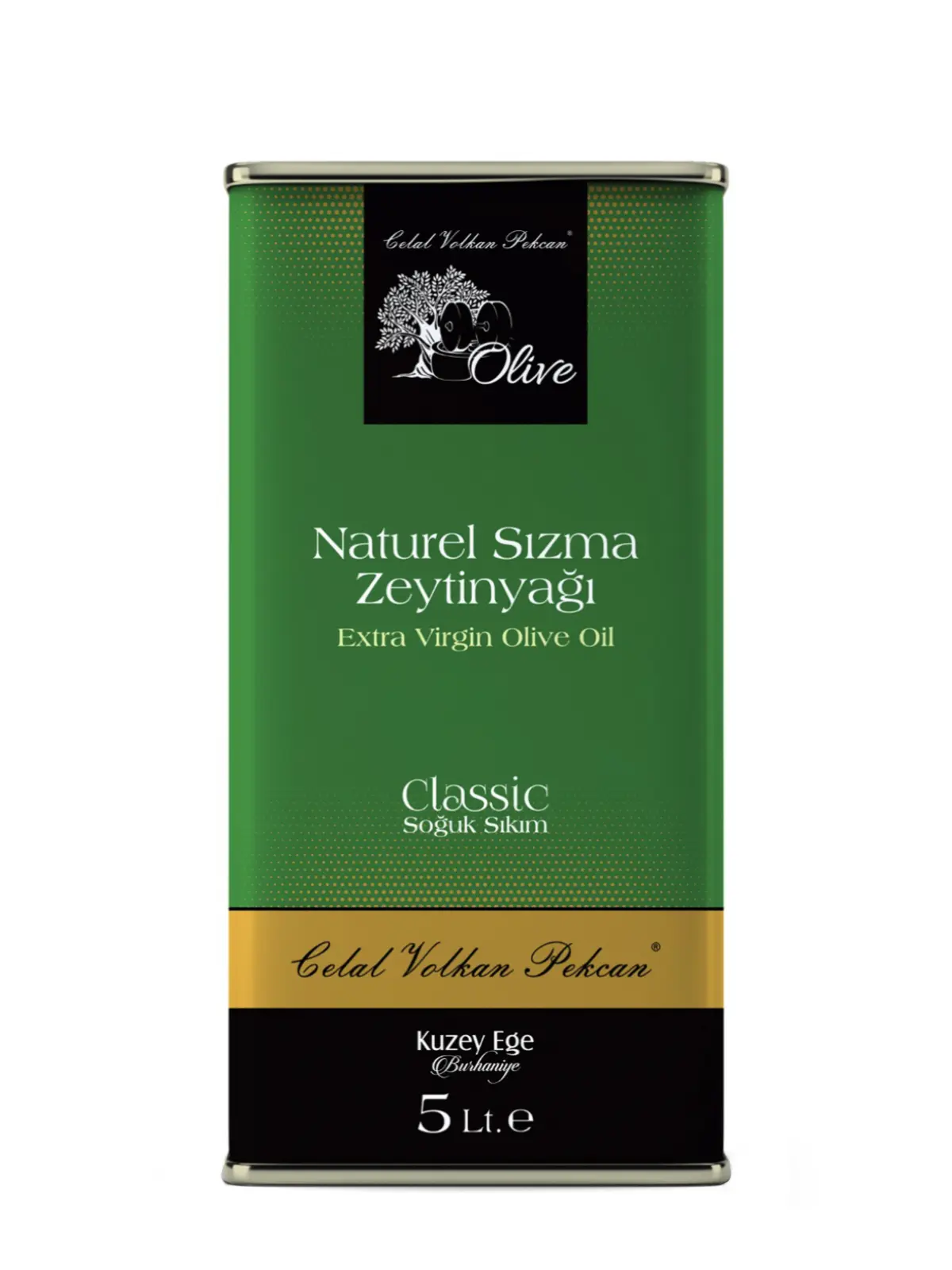 cvp-classic-5 Natürel Sızma Zeytinyağı 5L <br>Classic – Soğuk Sıkım - Görsel 1